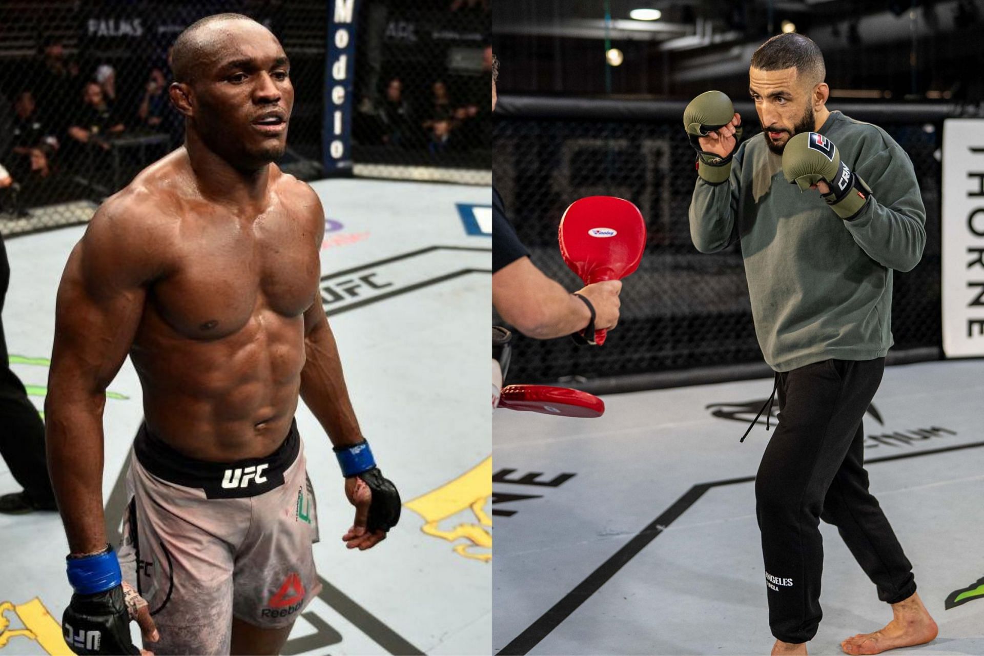 Kamaru Usman [left] and Belal Muhammad [right] [Image Sourced Via ufc.com]