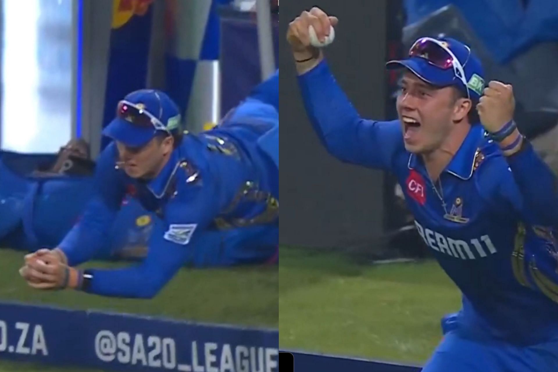 Dewald Brevis pulls off stunning boundary catch in JSK vs MICT SA20 2025 clash [Watch]