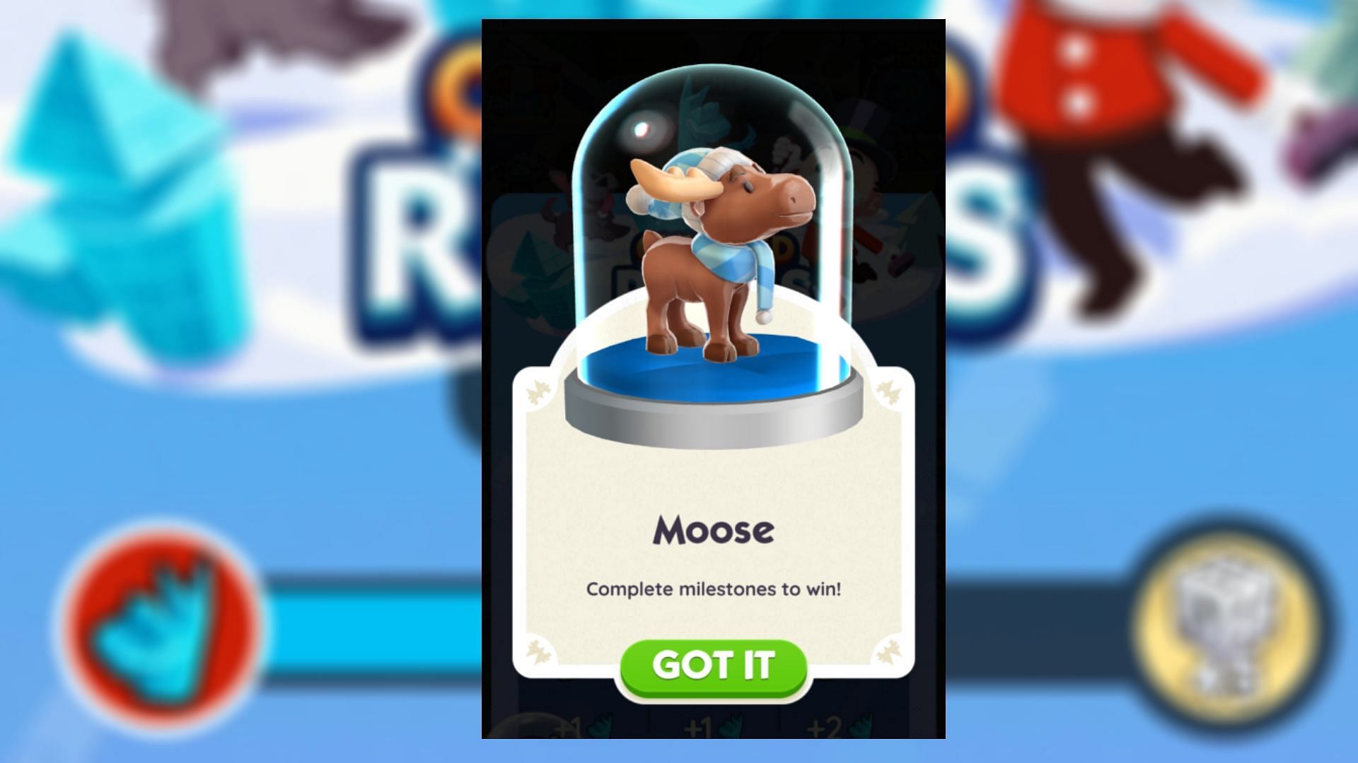 The Monopoly Go Moose Token (Image via Scopely)