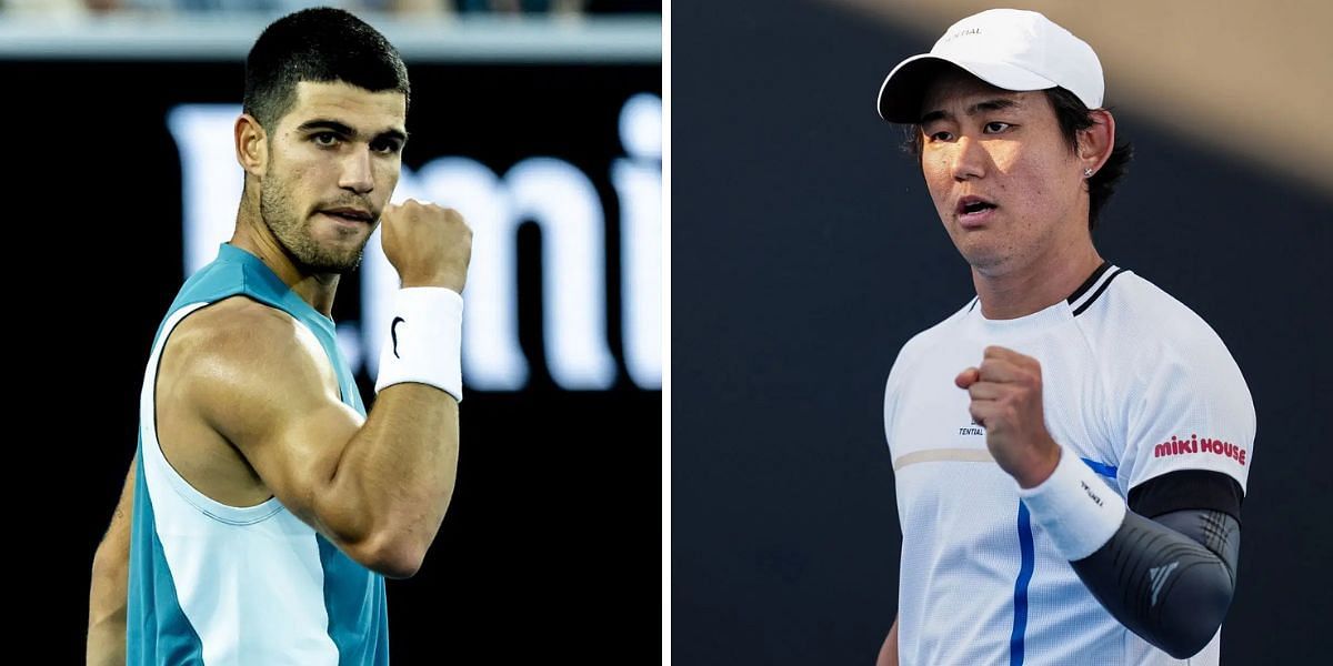 It will be the second meeting between Carlos Alcaraz and Yoshihito Nishioka