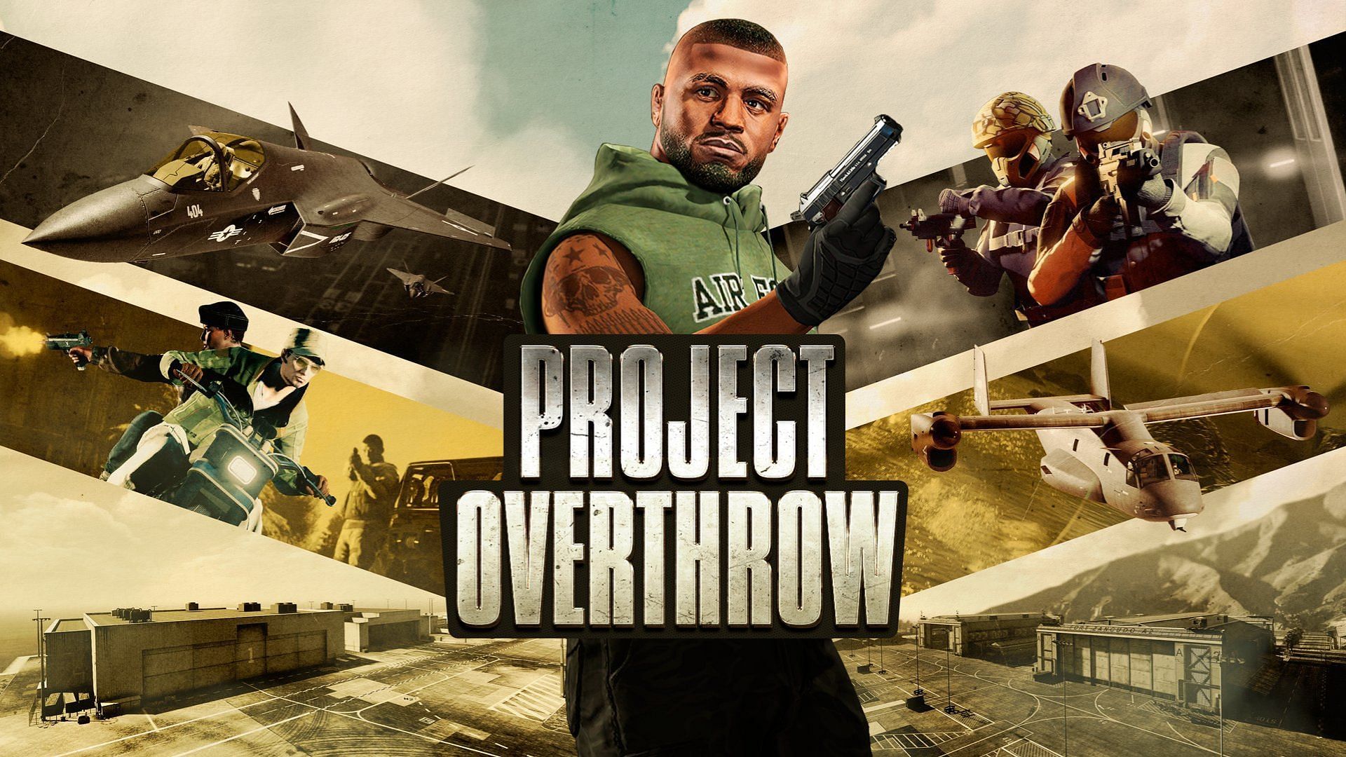 A promotional picture of the Project Overthrow (Image via Rockstar Games)