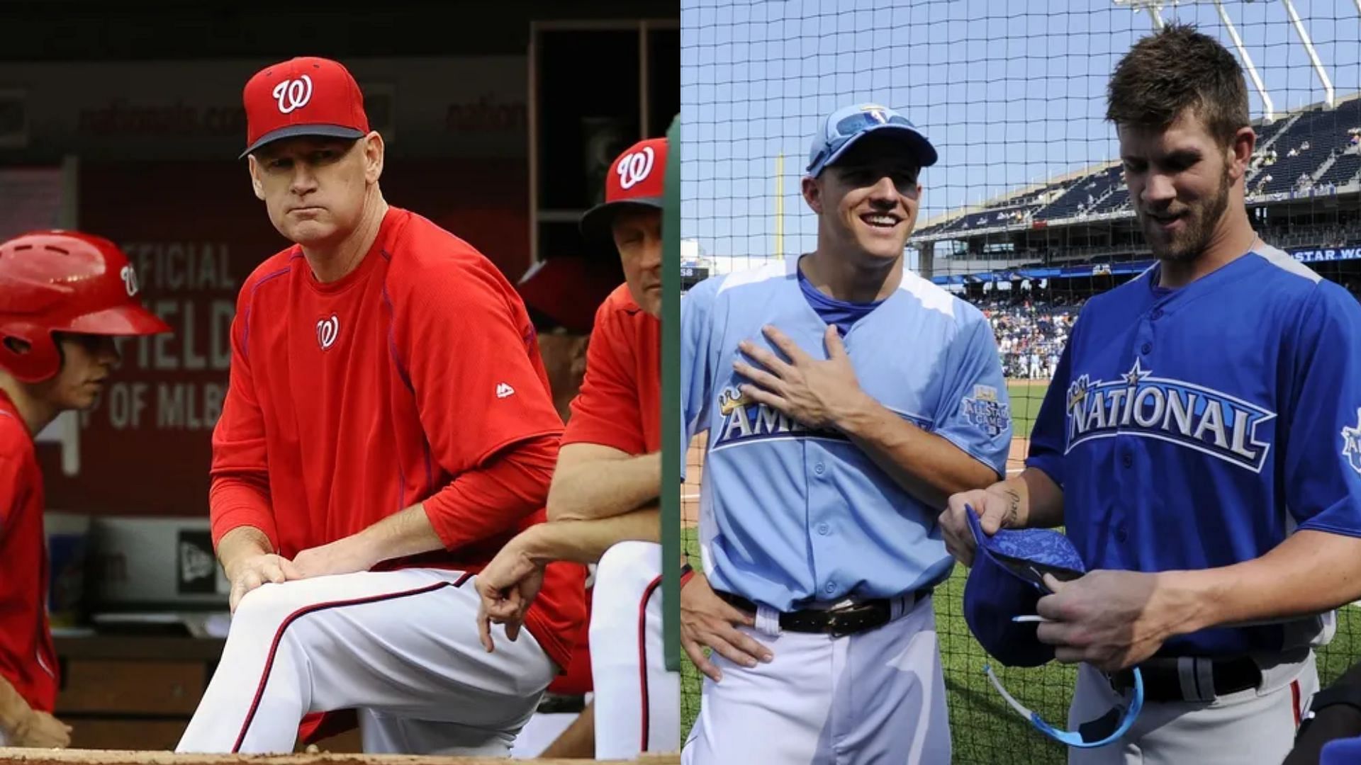 Mike Trout, Bryce Harper, and Former Washington Nationals