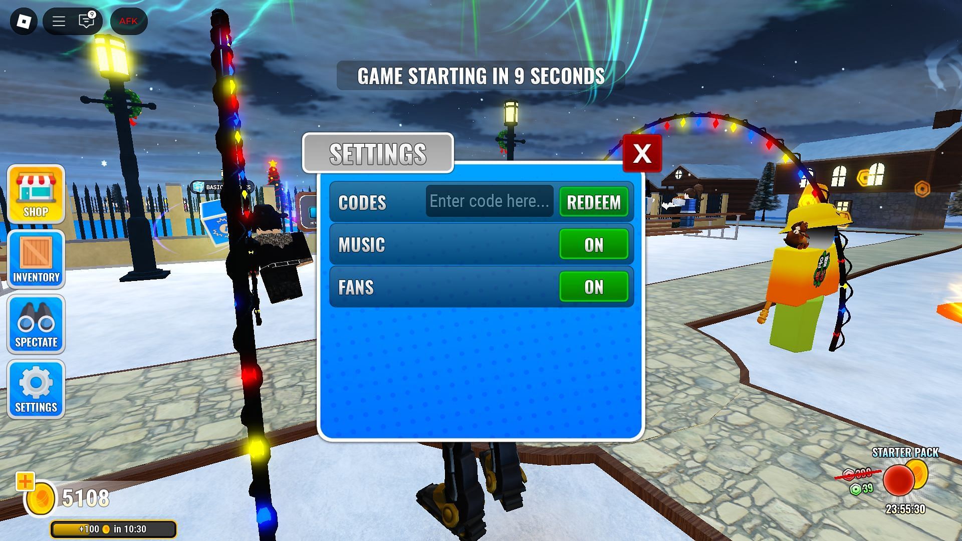 Codebox in Dodgeball Legends (Image via Roblox)