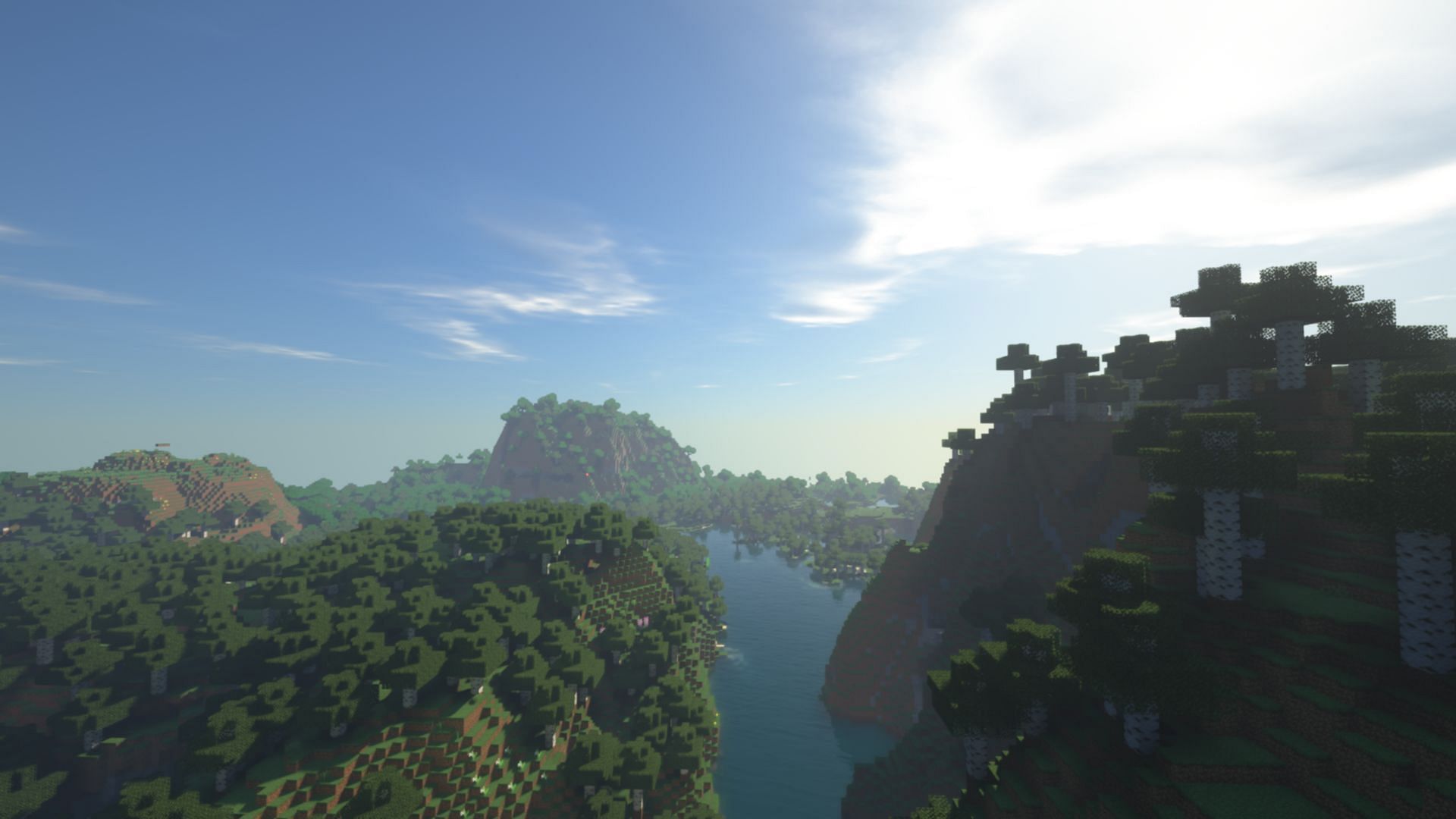 Minecraft Distant Horizons 1.21.4 can significantly transform and improve your gameplay experience (Image via Mojang Studios || Distant Horizons/James_Seibel)