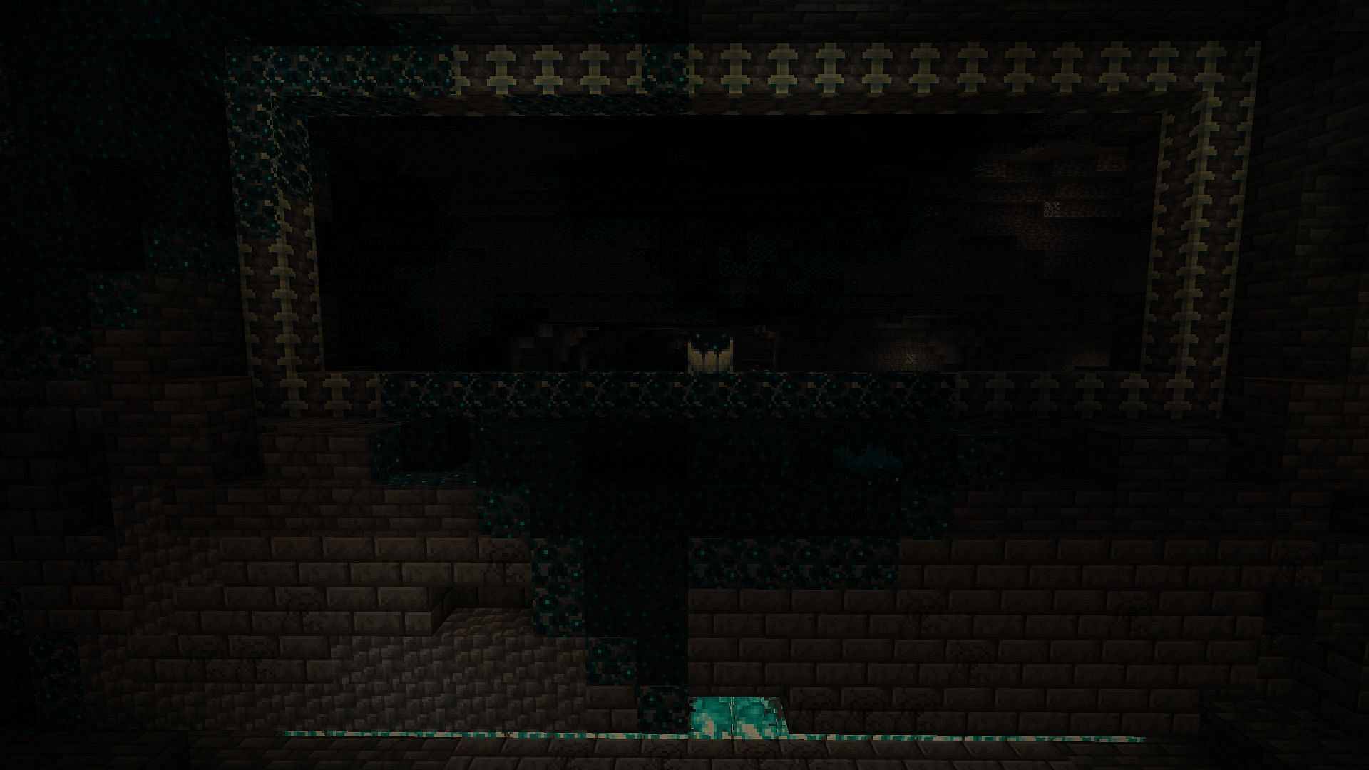 The huge portal could lead to a new dimension in Minecraft (Image via Mojang Studios)