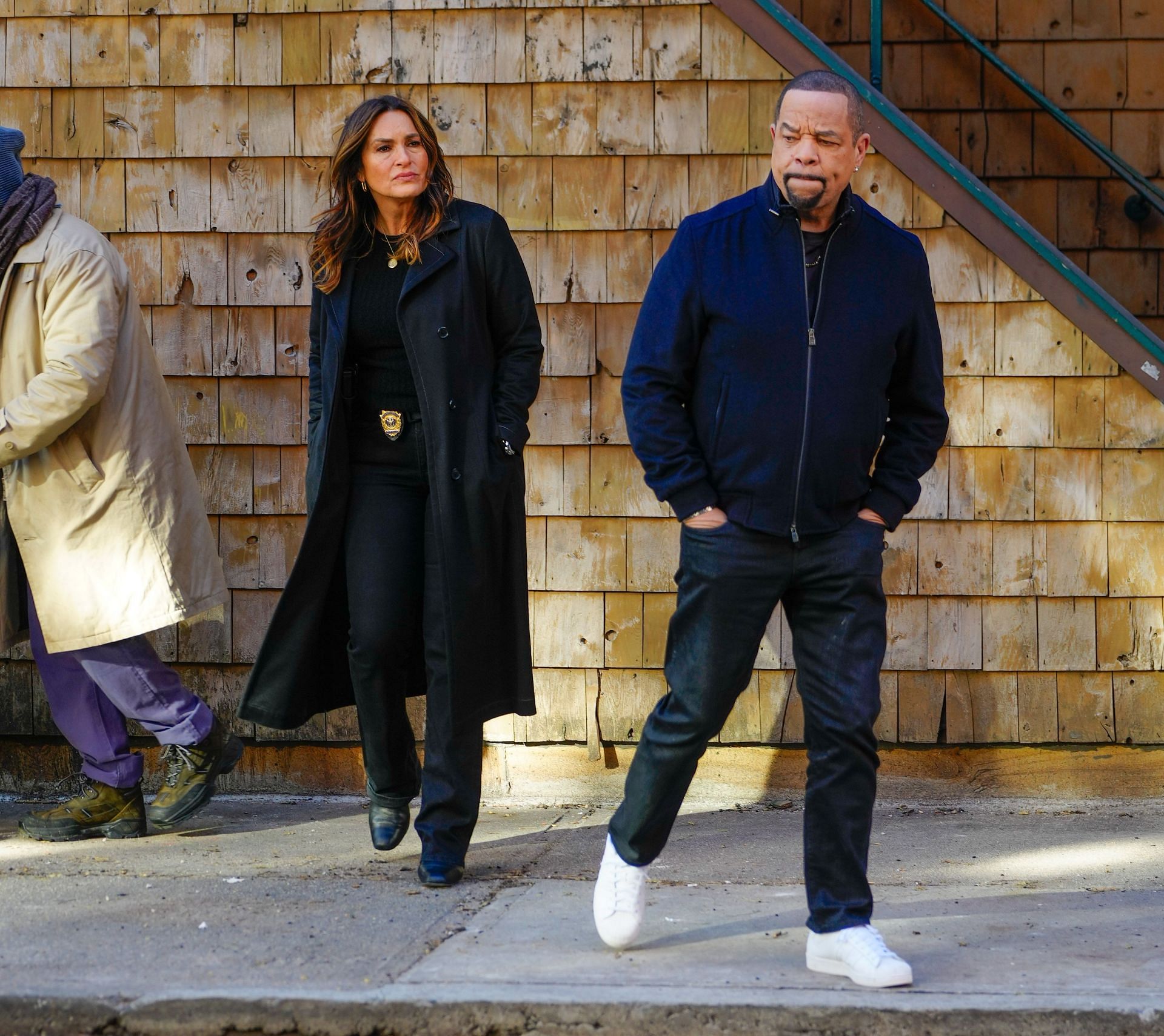 Mariska Hargitay as Olivia Benson and Ice-T as Fin Tutuola (Image via Getty)