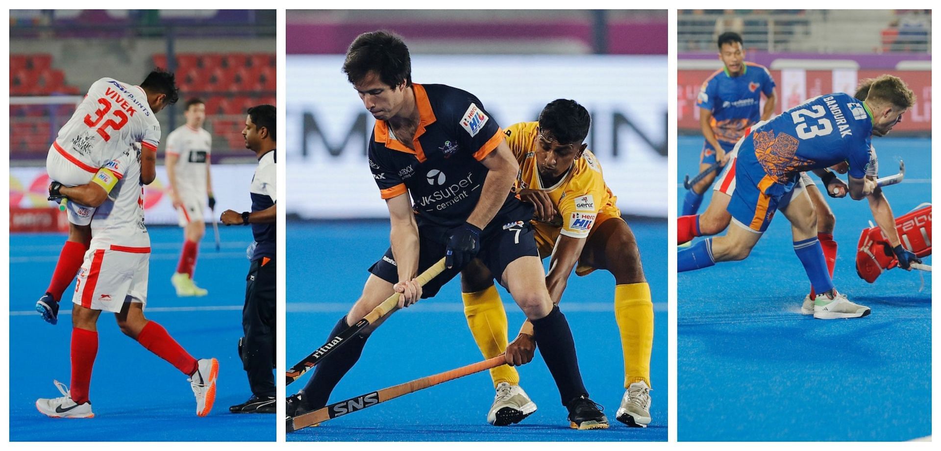 Two contrasting matches were played out at the HIL on Sunday - Source: Hockey India League