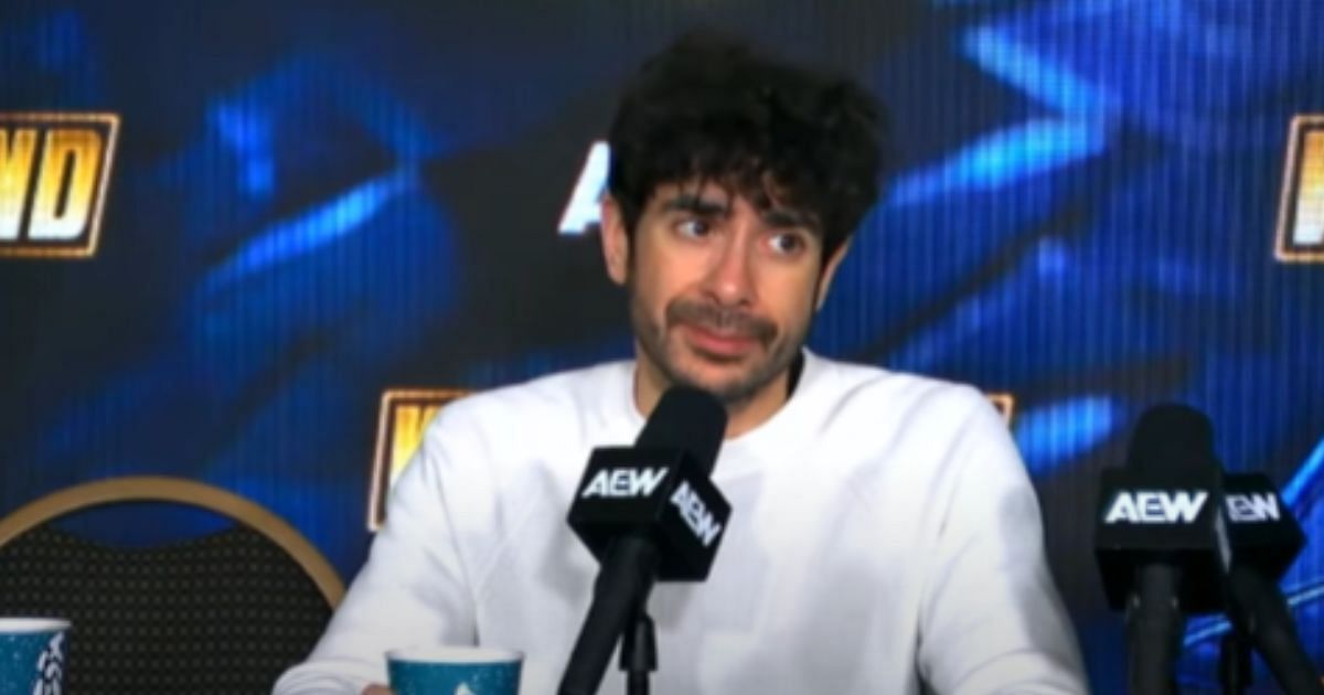 Tony Khan at AEW Worlds End PPV [Source: AEW YouTube]