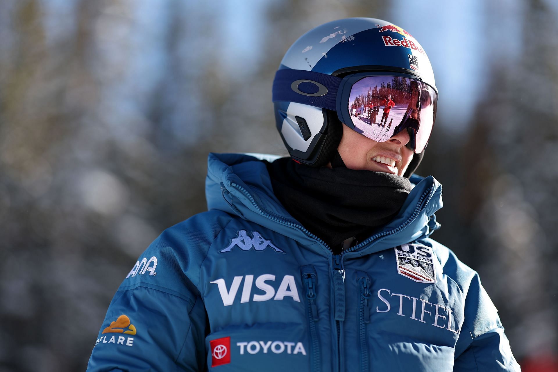 Lindsey Vonn during a training session at the STIFEL Birds of Prey FIS World Cup - Beaver Creek Women&#039;s Downhill Training - Source: Getty