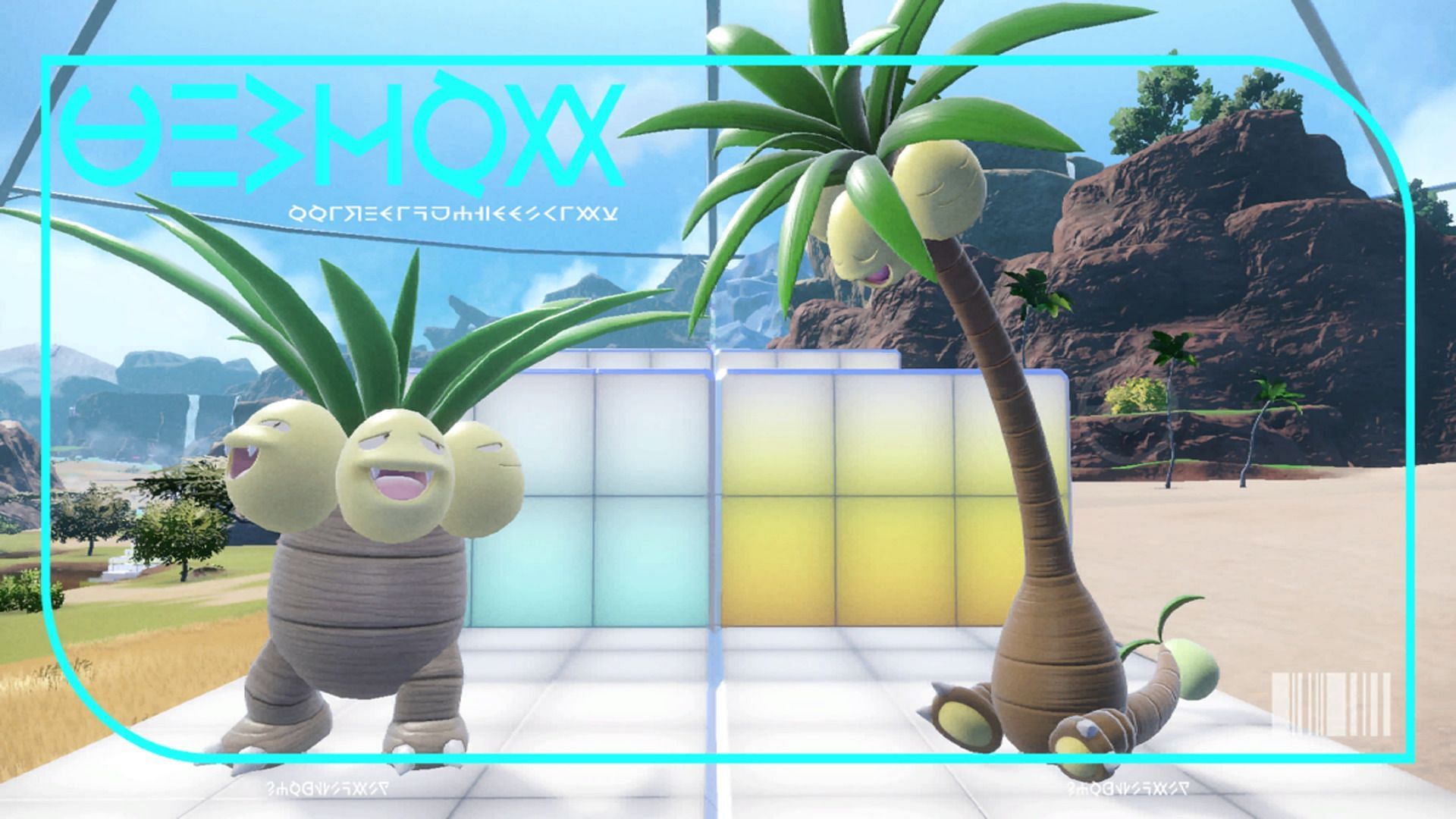 Alolan Exeggutor can be taken down by a few different creatures (Image via Game Freak)