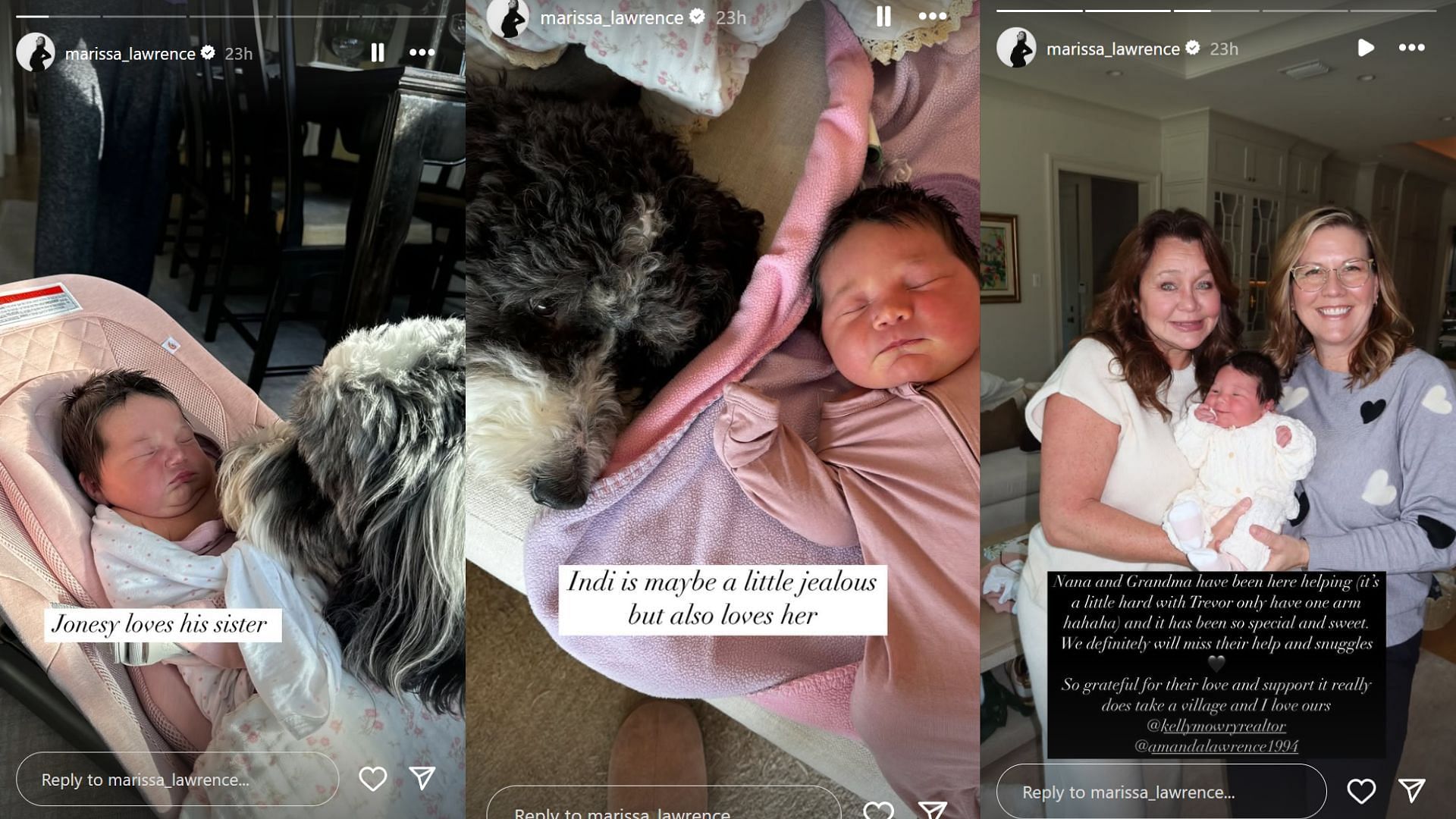 Trevor Lawrence&#039;s wife Marissa shares photos with newborn daughter Shae (Image Credit: @marissa_lawrence IG)