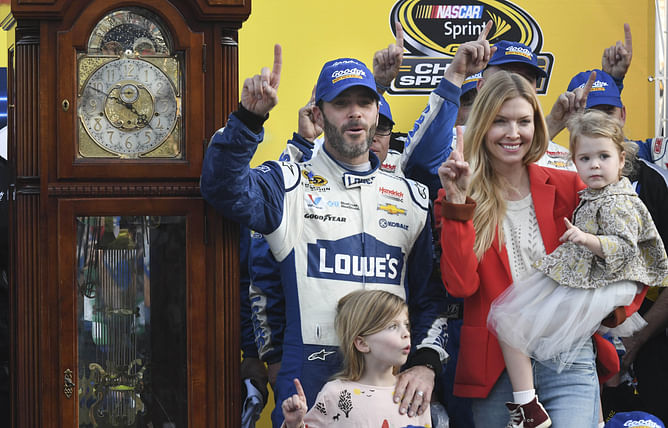 NASCAR Trivia: How many Grandfather Clocks does Jimmie Johnson have?