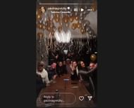 Paulina and Emma Gretzky celebrating New Year's. (Credit: IG Story shared by @paulinagretzky)