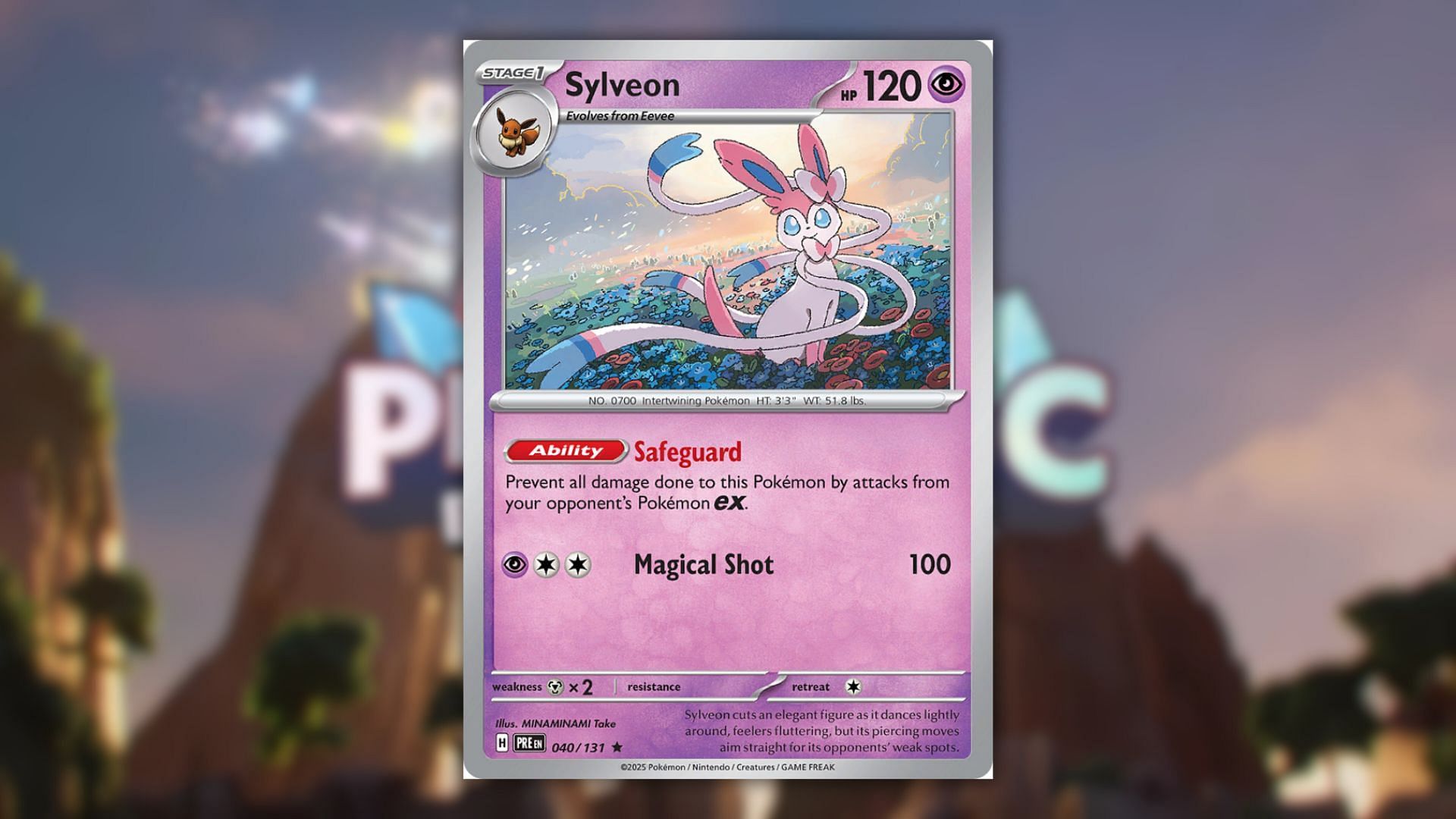 Sylveon card (Image via The Pokemon Company)