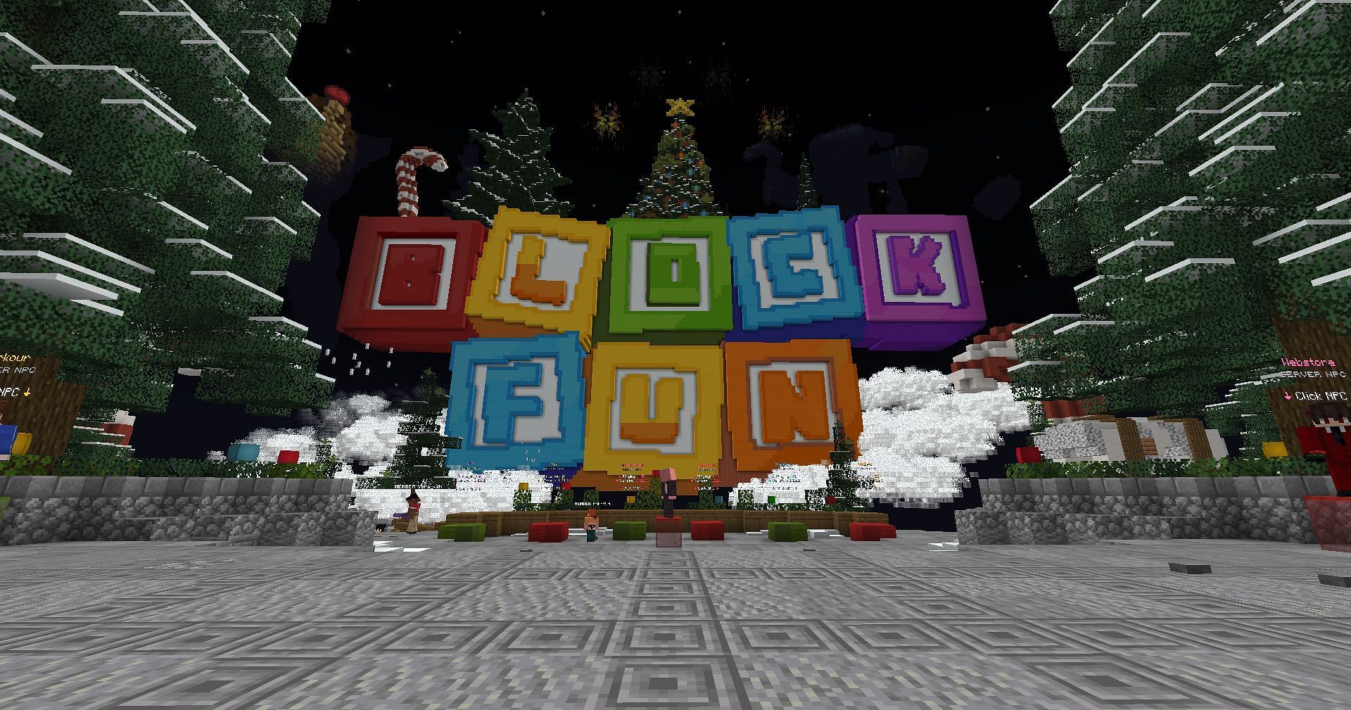 BlockFun is a very fun server (Image via Mojang Studios)