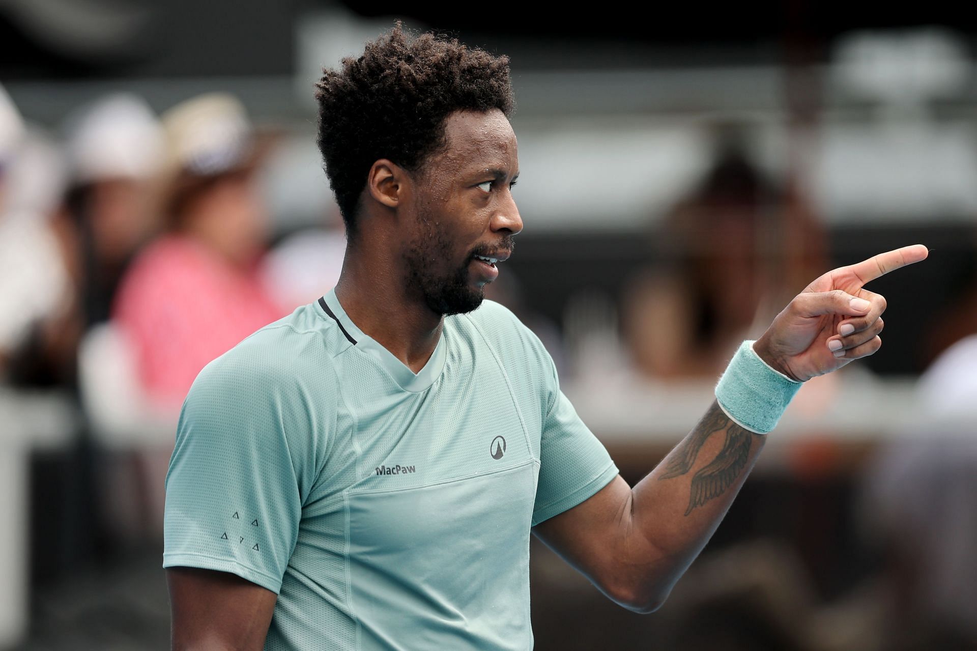 Gael Monfils at the ASB Classic 2025. (Photo: Getty)