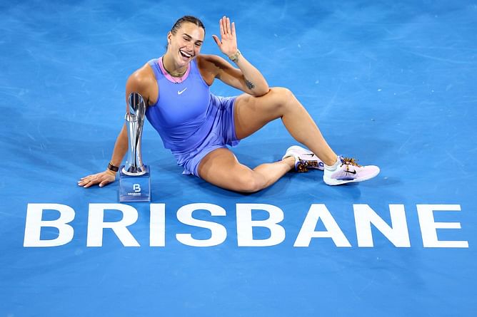 WATCH: Aryna Sabalenka kicks off Australian Open title defense with customary team dance video