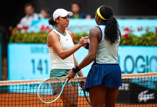 Madison Keys and Coco Gauff in the Mutua Madrid Open - Day Seven - Source: Getty