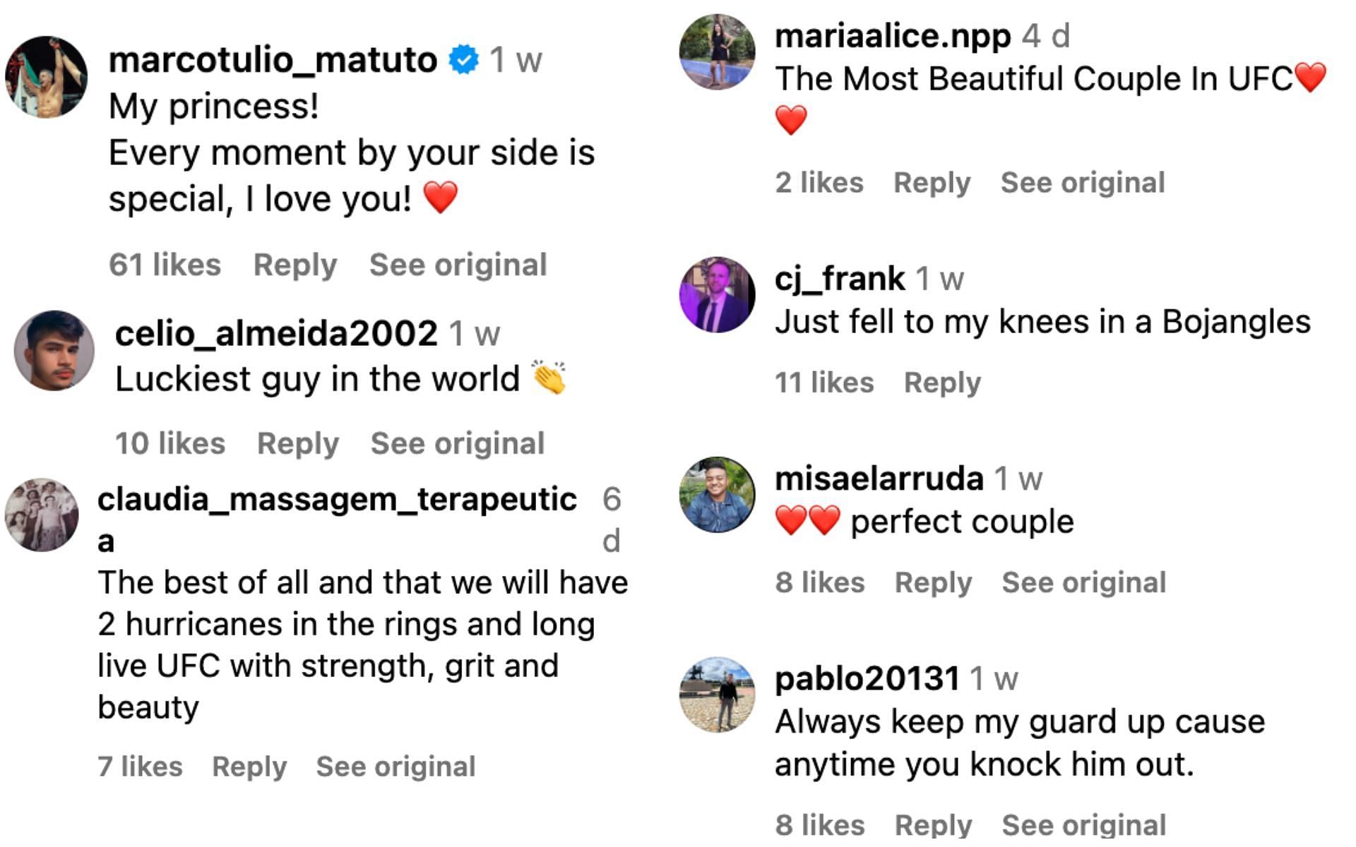 Fans react to Norma Dumont and boyfriend Marco Tulio&#039;s new vacation snaps. [Screenshot courtesy: @norma_dumont_mma via Instagram]