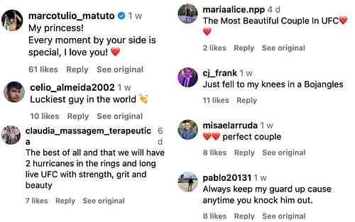 Fans react to Norma Dumont and boyfriend Marco Tulio's new vacation snaps. [Screenshot courtesy: @norma_dumont_mma via Instagram]