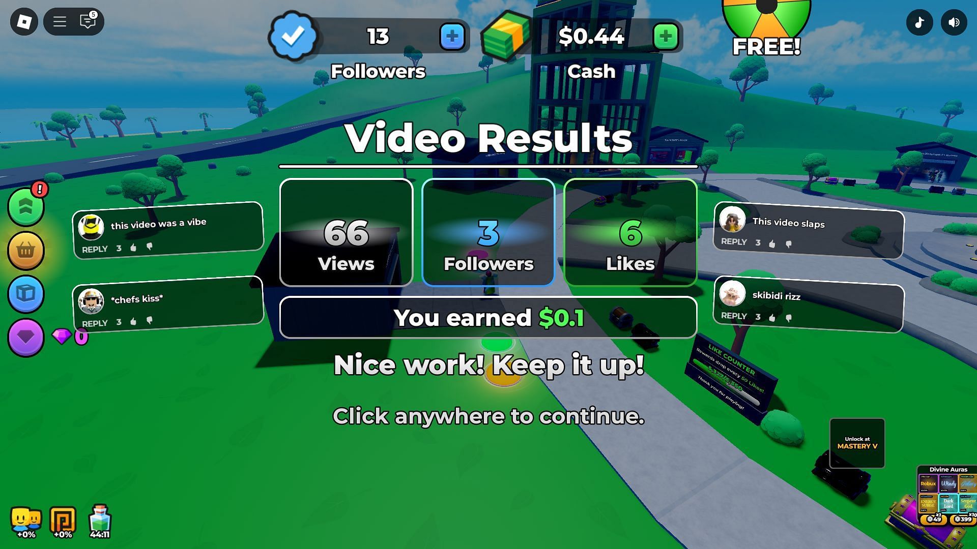 Uploading a video (Image via Roblox)