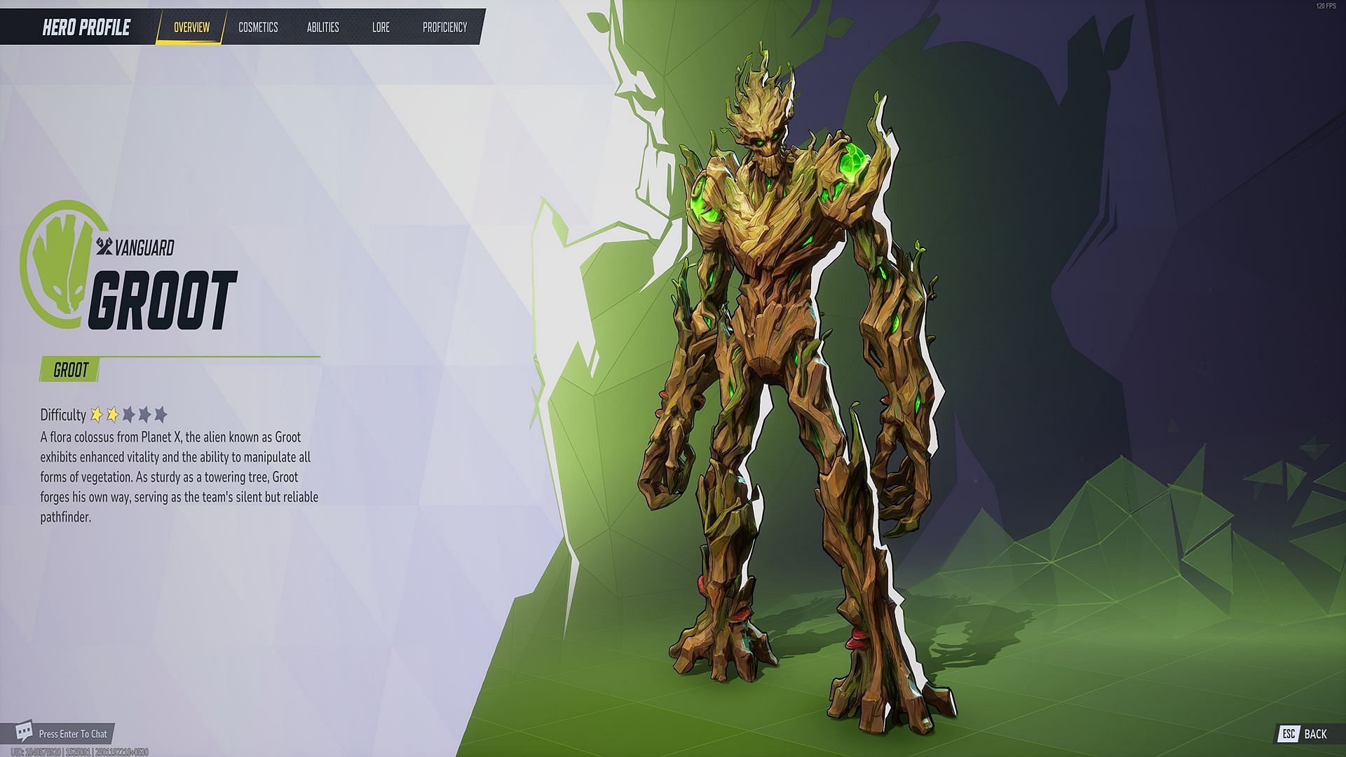 Groot in Marvel Rivals (Image via NetEase Games)