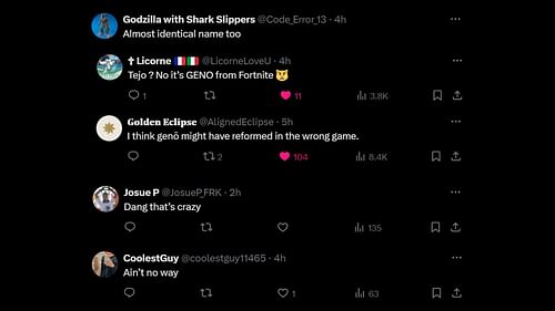 Comments from the community (Image via X || @ShiinaBR and @ValorLeaks)