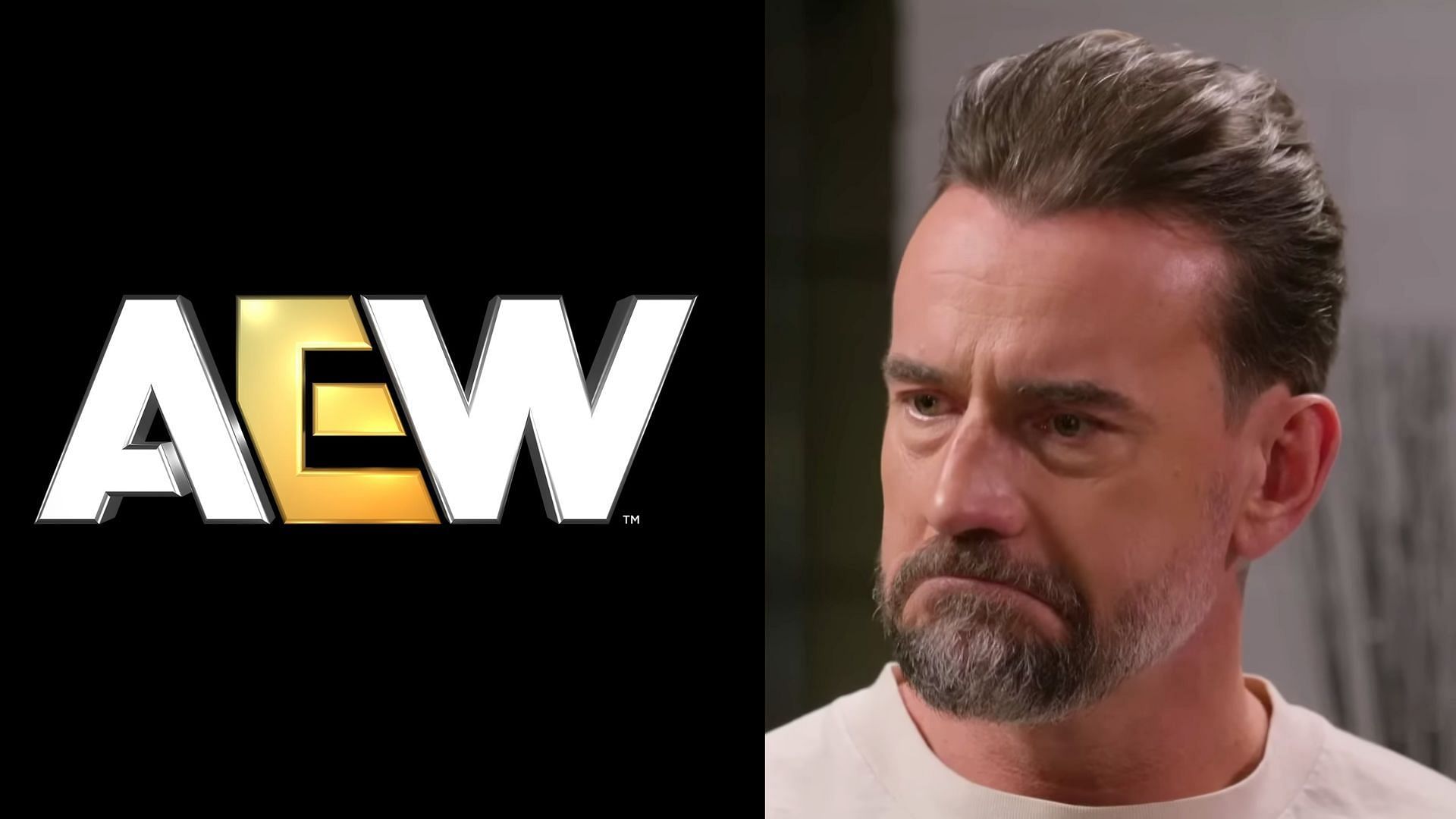 CM Punk was previously signed to AEW. (Image via WWE YouTube and AEW Facebook) 