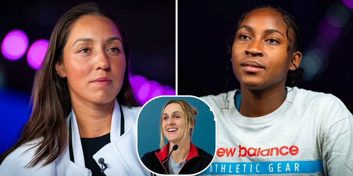 Jessica Pegula (L), Gabriela Dabrowski (inset) and Coco Gauff (R) (Image Source: Getty)