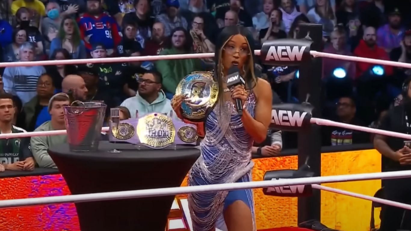 Mercedes Mone is the current TBS Champion [Image source: AEW YouTube]