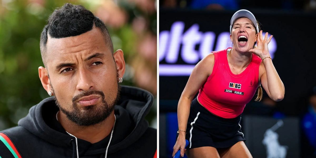 Nick Kyrgios (L), Danielle Collins (R), Sources: Getty