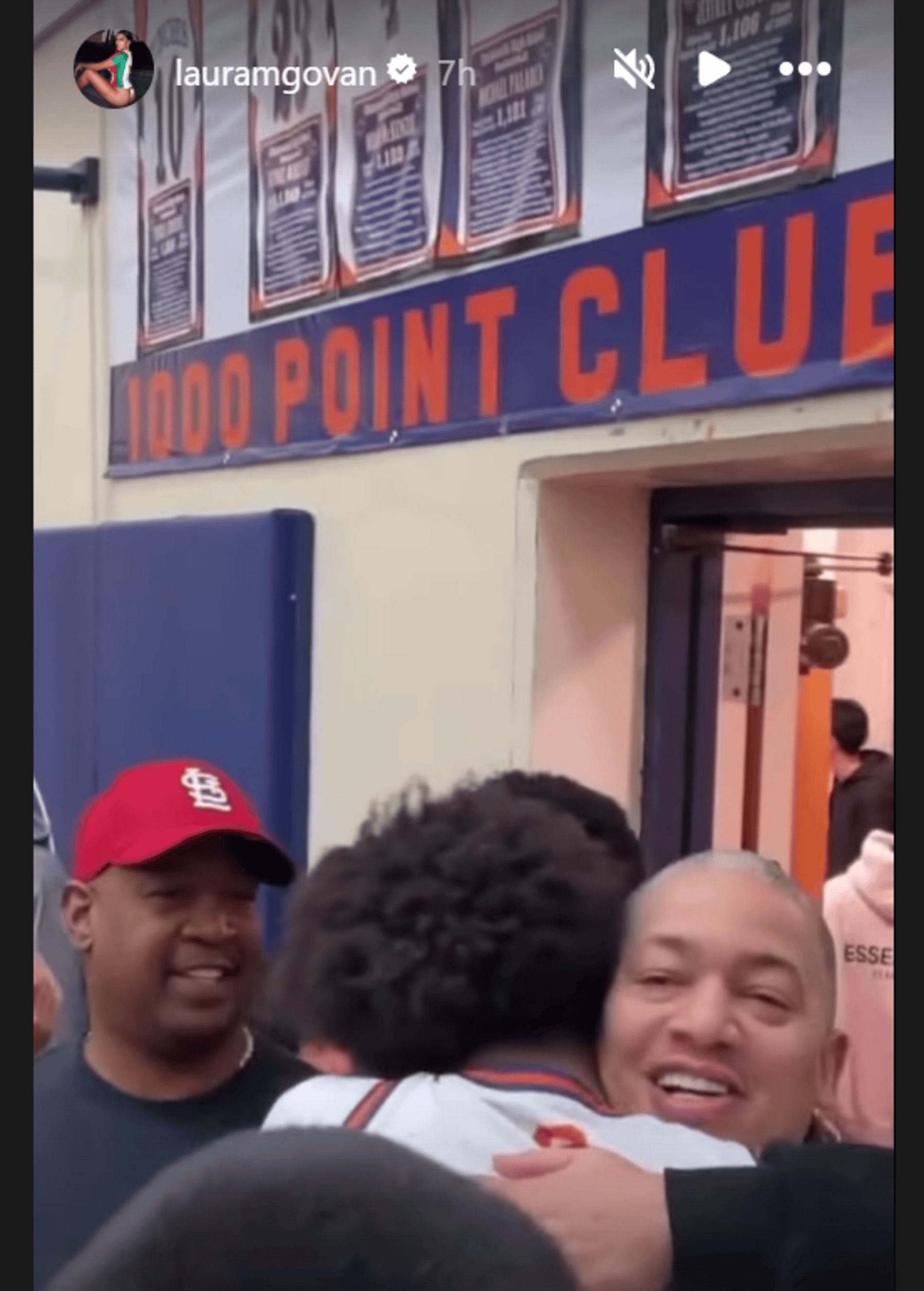 Laura Govan shares photo of son Alijah hugging Clippers head coach Tyronn Lue (Source: Instagram/lauramgovan)