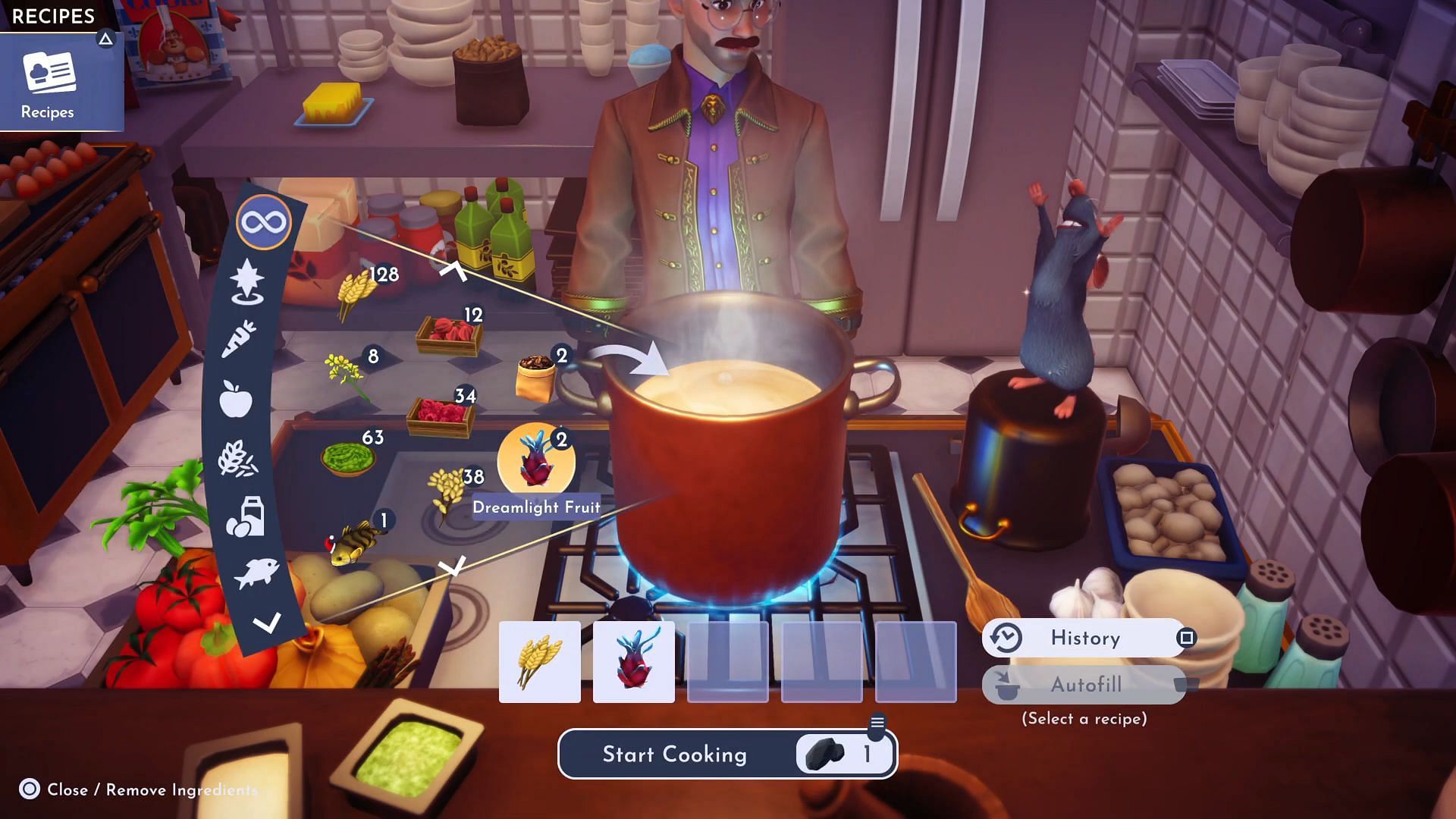 Bring the items back to the kitchen (Image via Gameloft || YouTube/@Greymane Gaming)