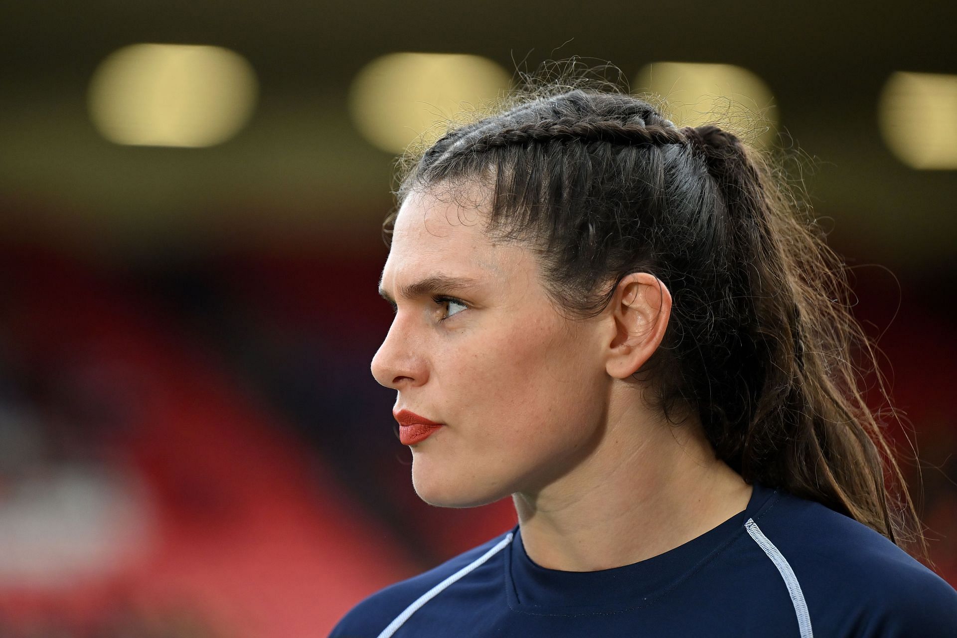 Ilona Maher at the Bristol Bears v Gloucester-Hartpury - (Source: Getty)