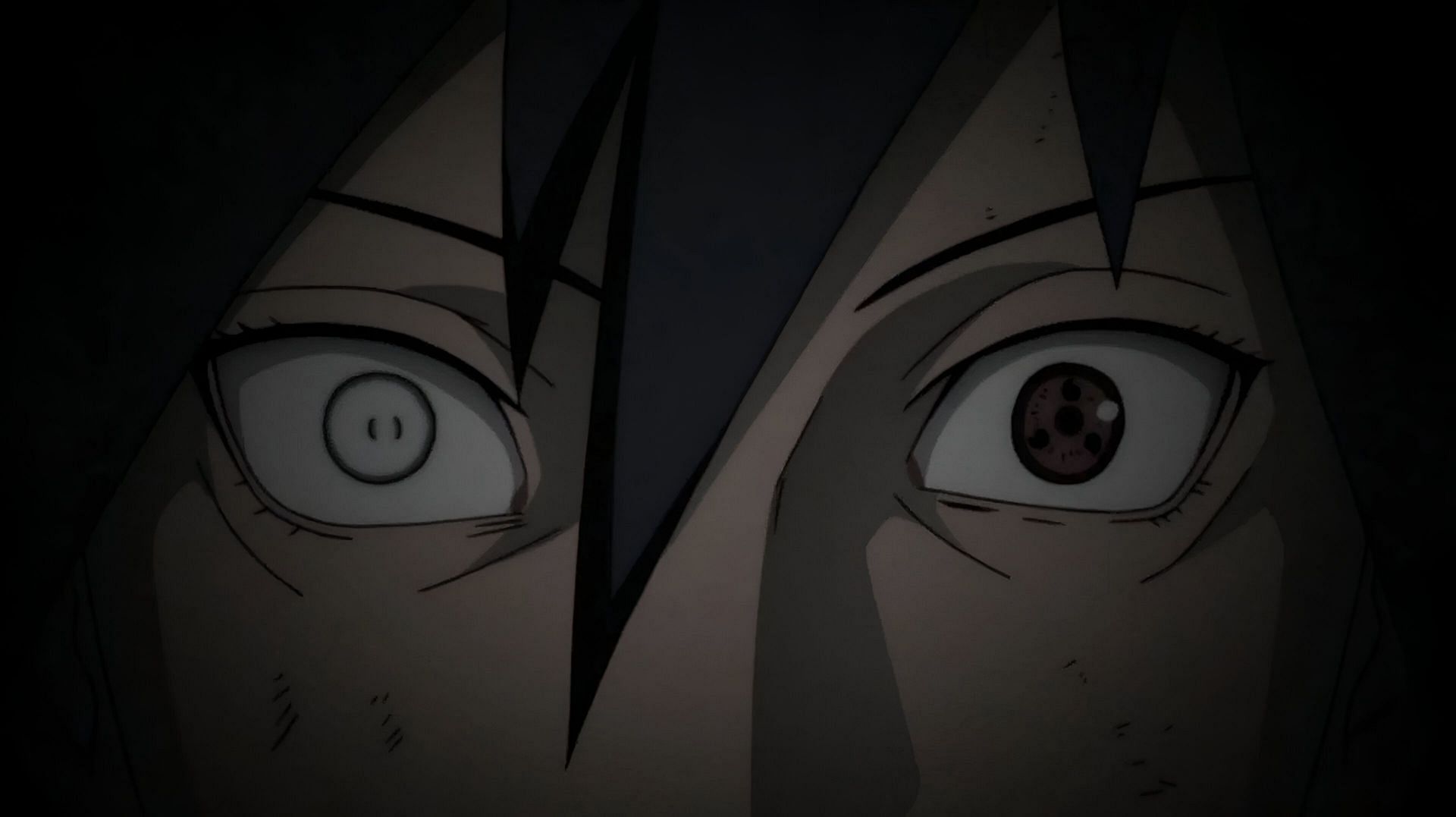 Sasuke reaching blindness (Image via Studio Pierrot)