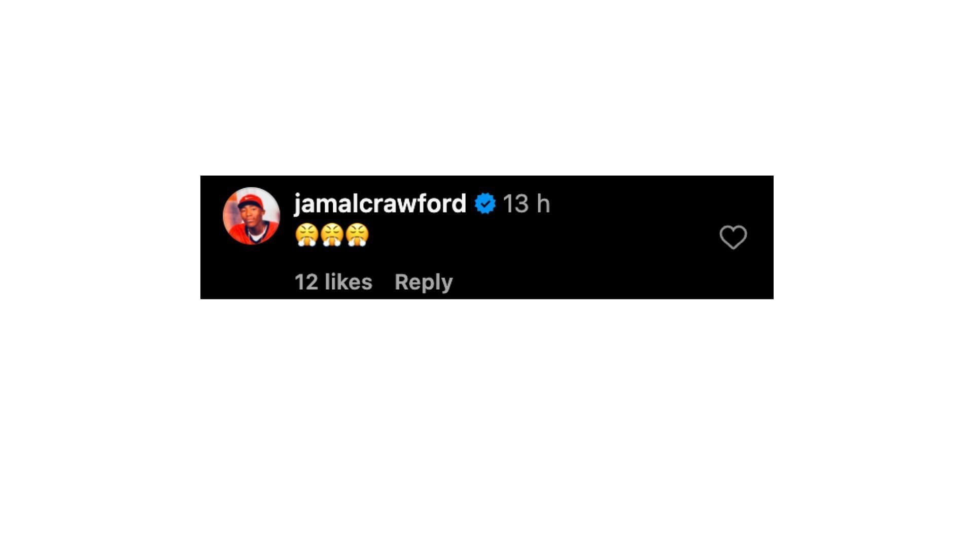 Jamal Crawford via Instagram