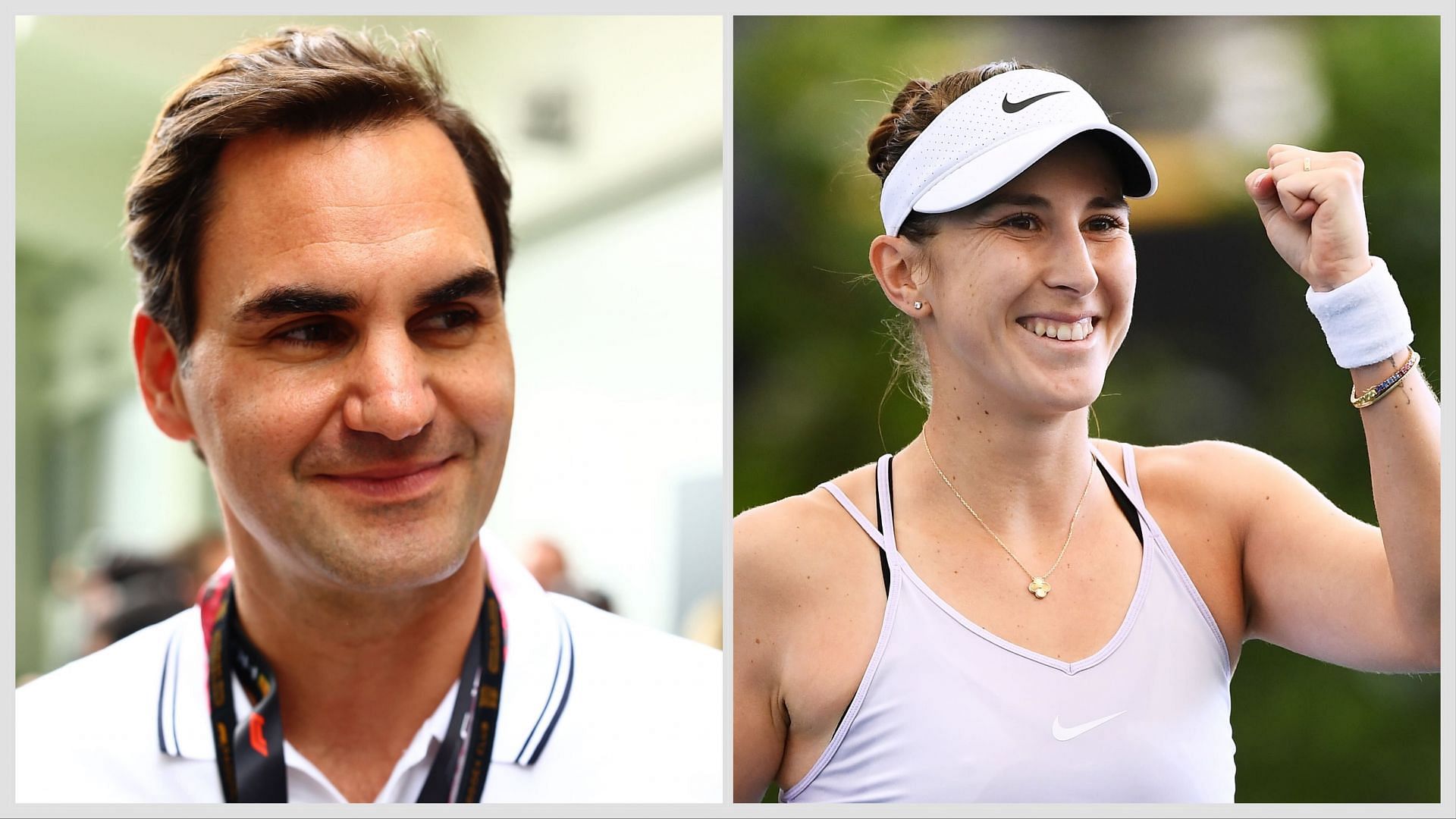 Roger Federer and Belinda Bencic - Source: Getty