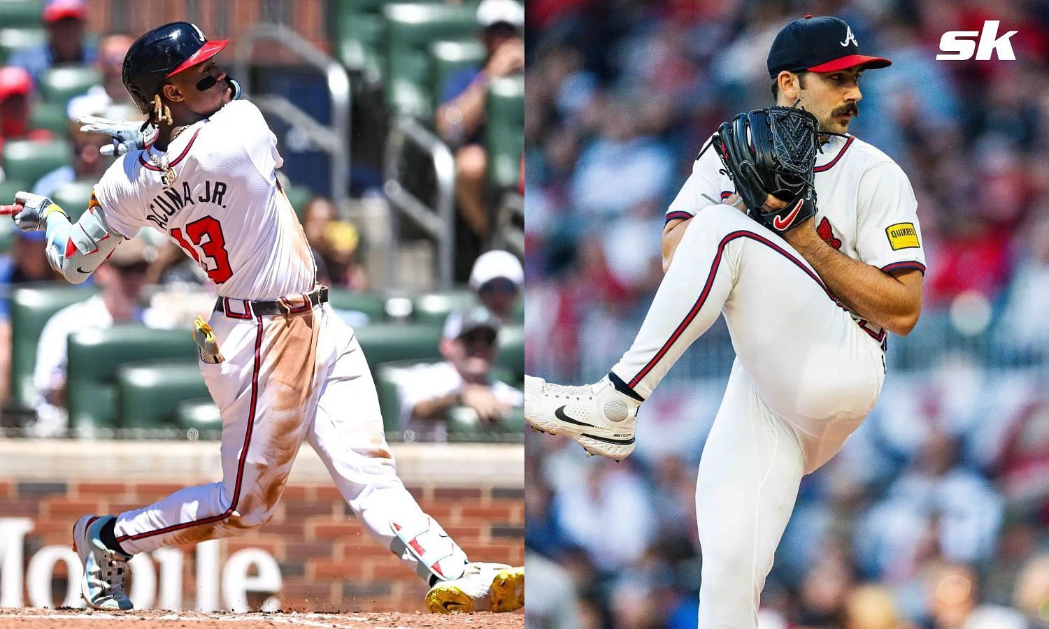 Ronald Acuna Jr. (left) and Spencer Strider (right) (Getty)