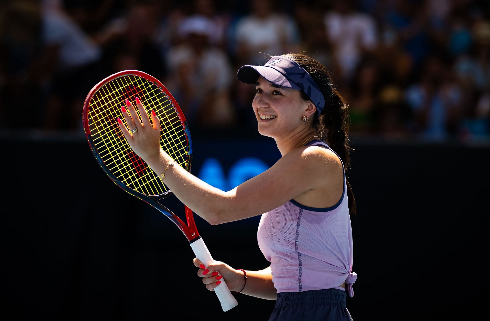 Eva Lys at the 2025 Australian Open. Source: Getty