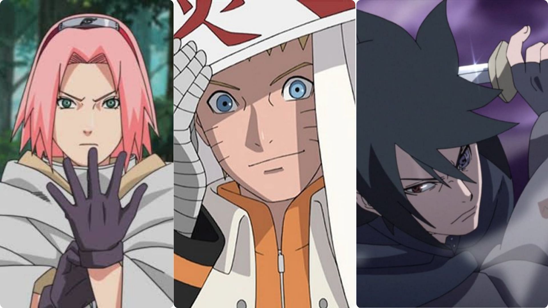 Top 3 iconic Naruto characters (Image via Studio Pierrot)