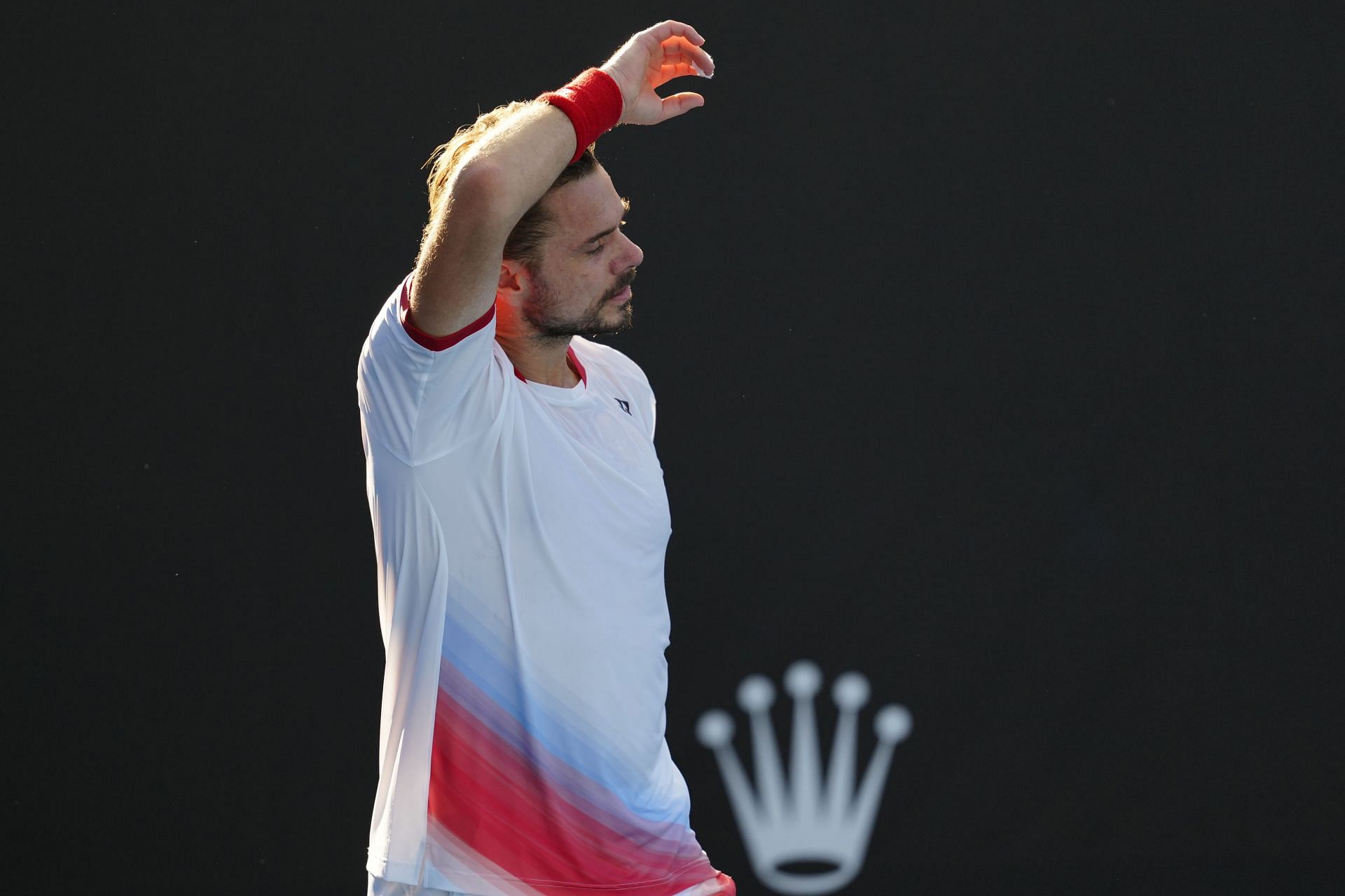 Stan Wawrinka in action at the 2025 Australian Open. (Getty)