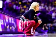 Head coach Kim Mulkey of the LSU Tigers in action against the Auburn Tigers on January 5, 2025 at the Pete Maravich Assembly Center in Baton Rouge, Louisiana. - Source: Getty
