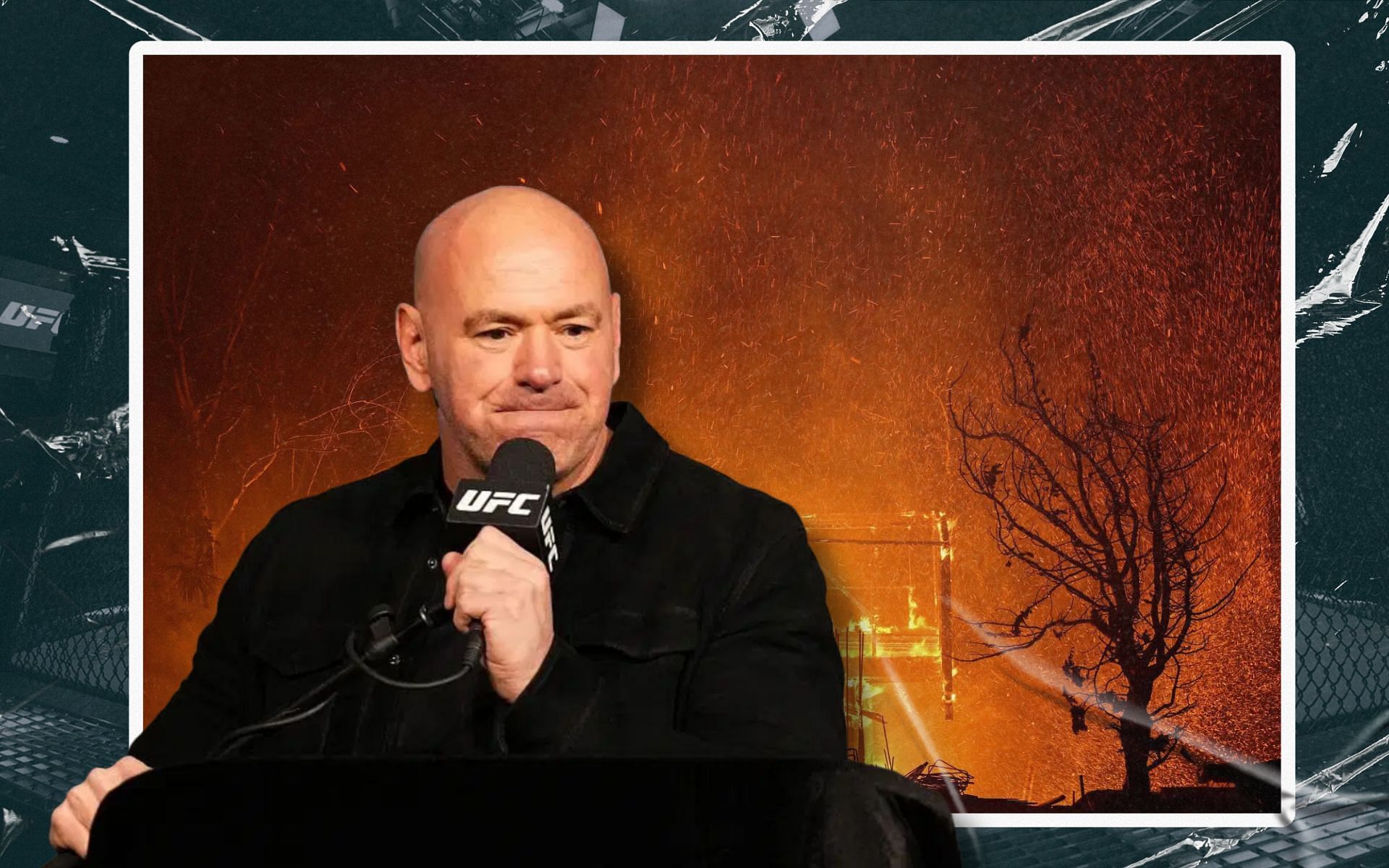 Dana White addressed concerns on UFC 311 venue change amidst L.A fires. [Images courtesy: Getty Images] in on 