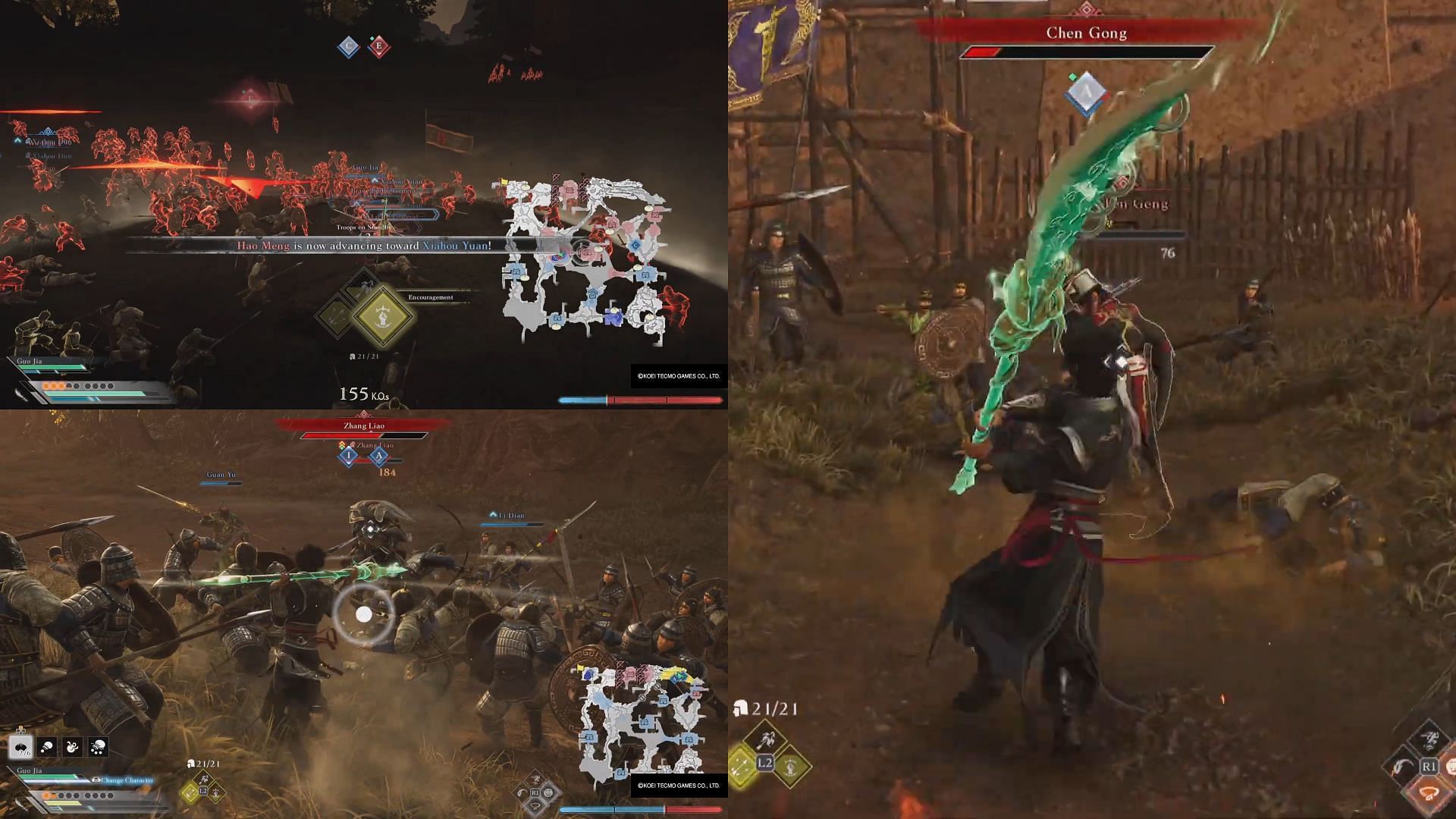 Final rounds in the Escape from Xiaopei&#039; Dynasty Warriors Origins (Image via Koet Tecmo)