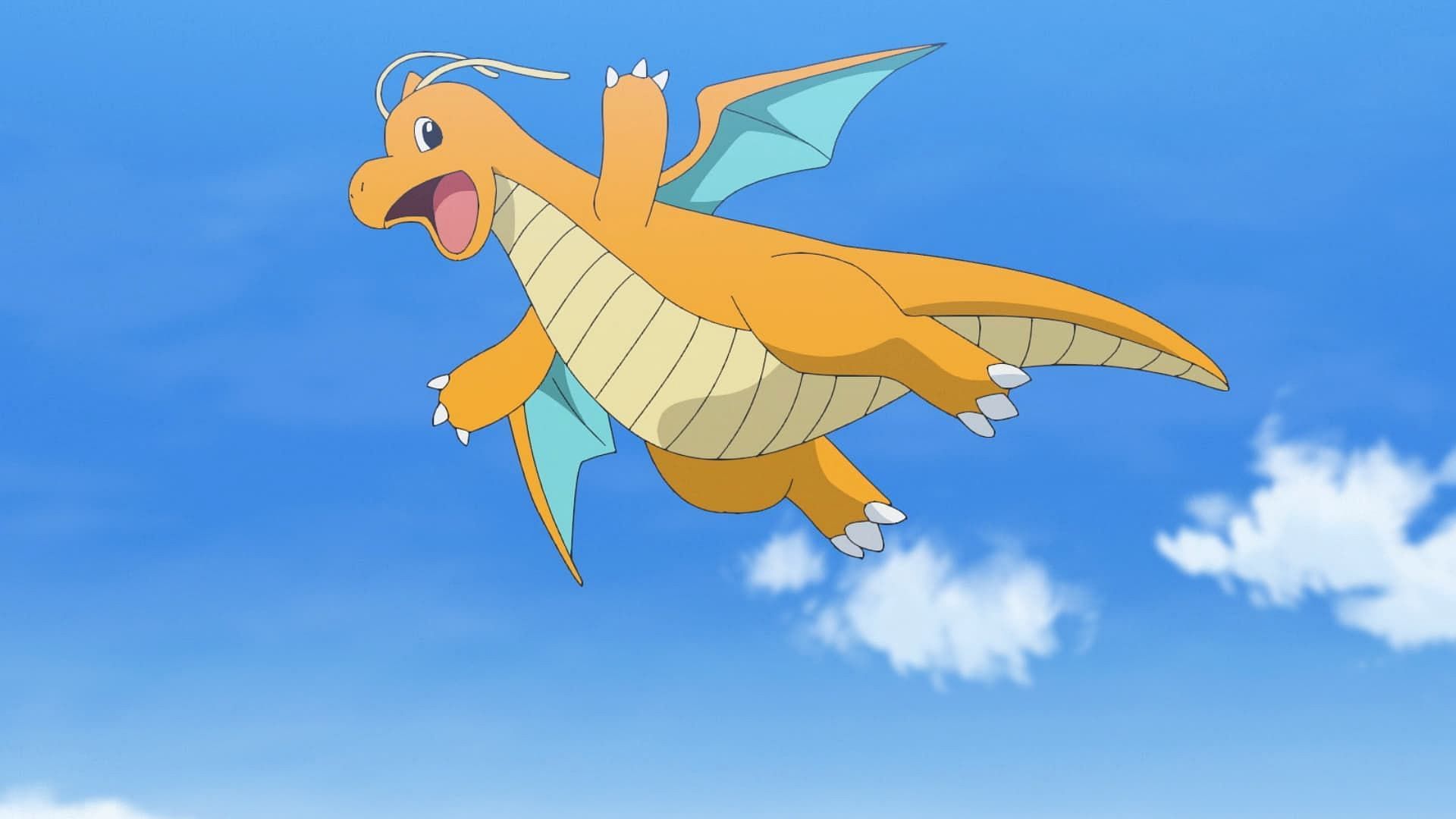 Dragonite, as seen in the anime (Image via The Pokemon Company)