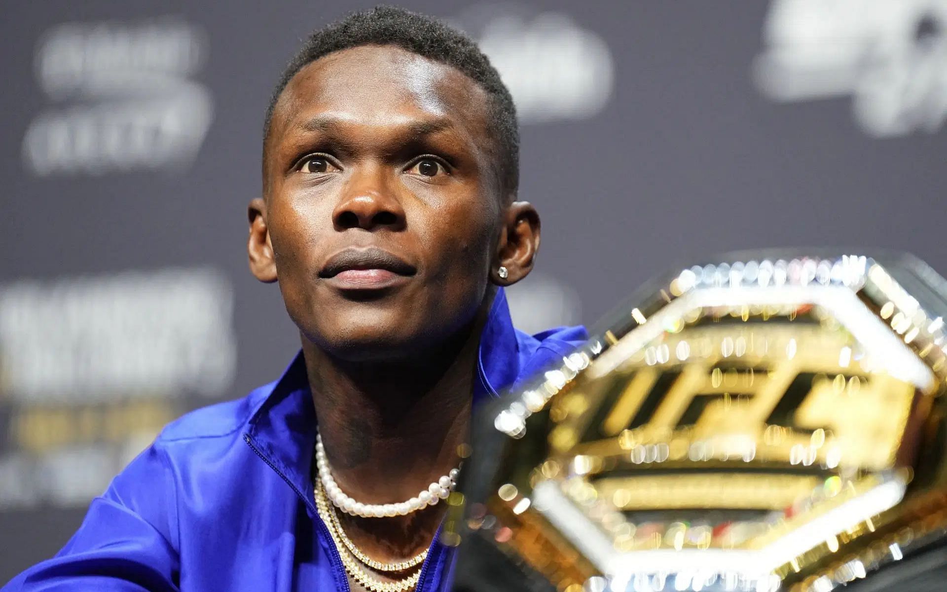 Israel Adesanya (pictured) will let the belt come back to him as he prepares for his third UFC title run, which starts at UFC Riyadh on Feb. 1 [Image courtesy: Getty Images]