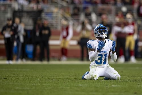 Kerby Joseph during Detroit Lions v San Francisco 49ers - Source: Getty