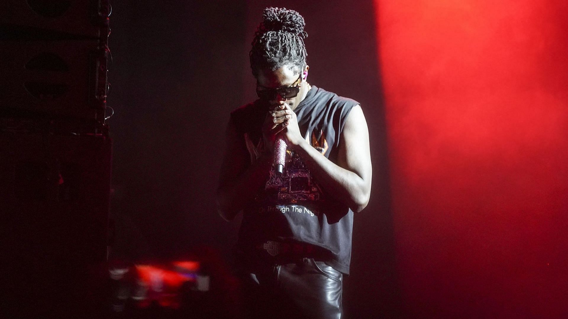 Young Thug performs onstage during the 2022 SXSW Conference and Festivals at Waterloo Park on March 17, 2022, in Austin, Texas. (Image via Getty/Amy E. Price)