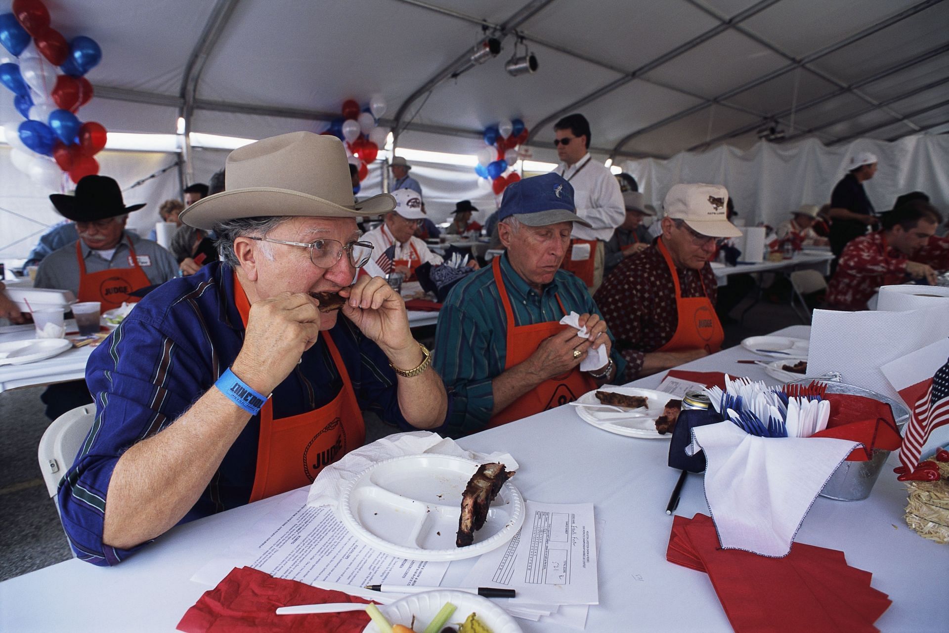 Judges Sampling Barbecue Contest Entries - Source: Getty