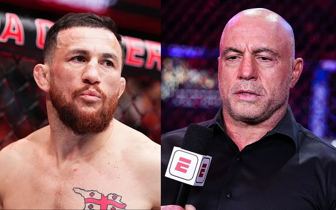 Merab Dvalishvili revisits not being happy with Joe Rogan during a post-fight octagon interview: "Please don't ask me this question"